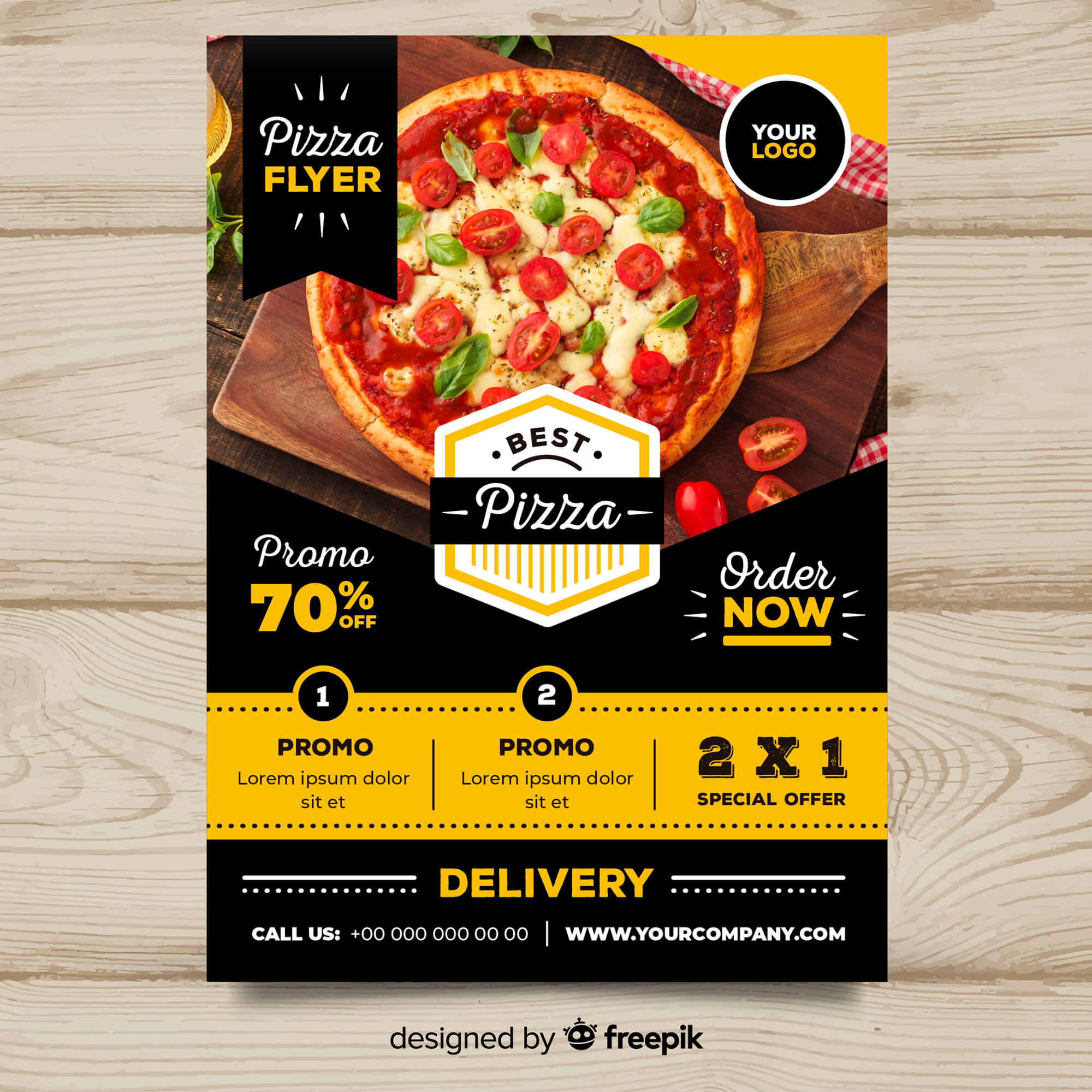 Pizza Flyer drucken