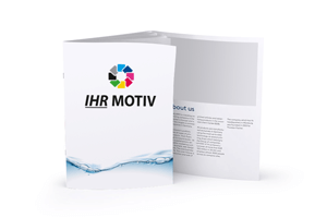 Magazine mit Rückendrahtheftung mit 6-seitigem Umschlag