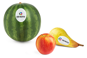 Lebensmittelaufkleber