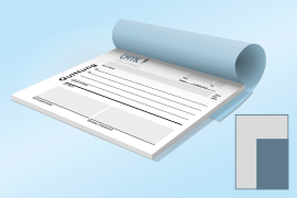 Quittungsblöcke 124 x 199 mm 