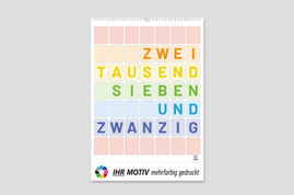 1-Monatsplaner mit Wire-O Bindung, Ausgabe 2027 